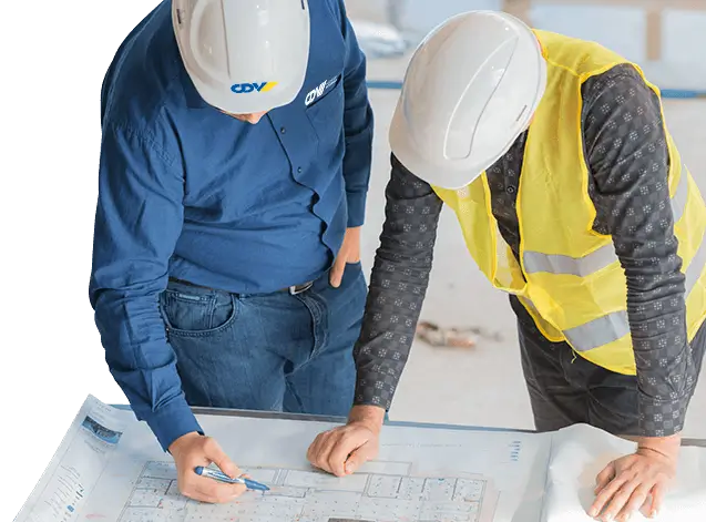 Trabajo del servicio de la empresa CDV